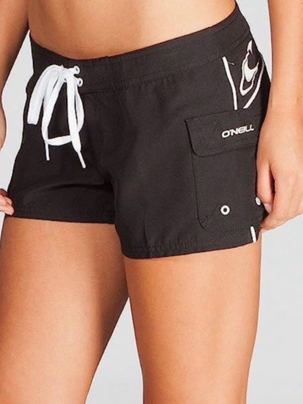 O'Neill Pacific Board Shorts women’s perfect condition black Y2K
